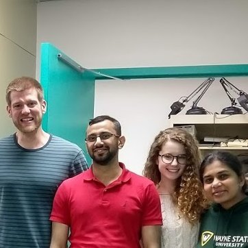 Members of the @schraderlab of RNA systems biology at Wayne State University in Detroit.