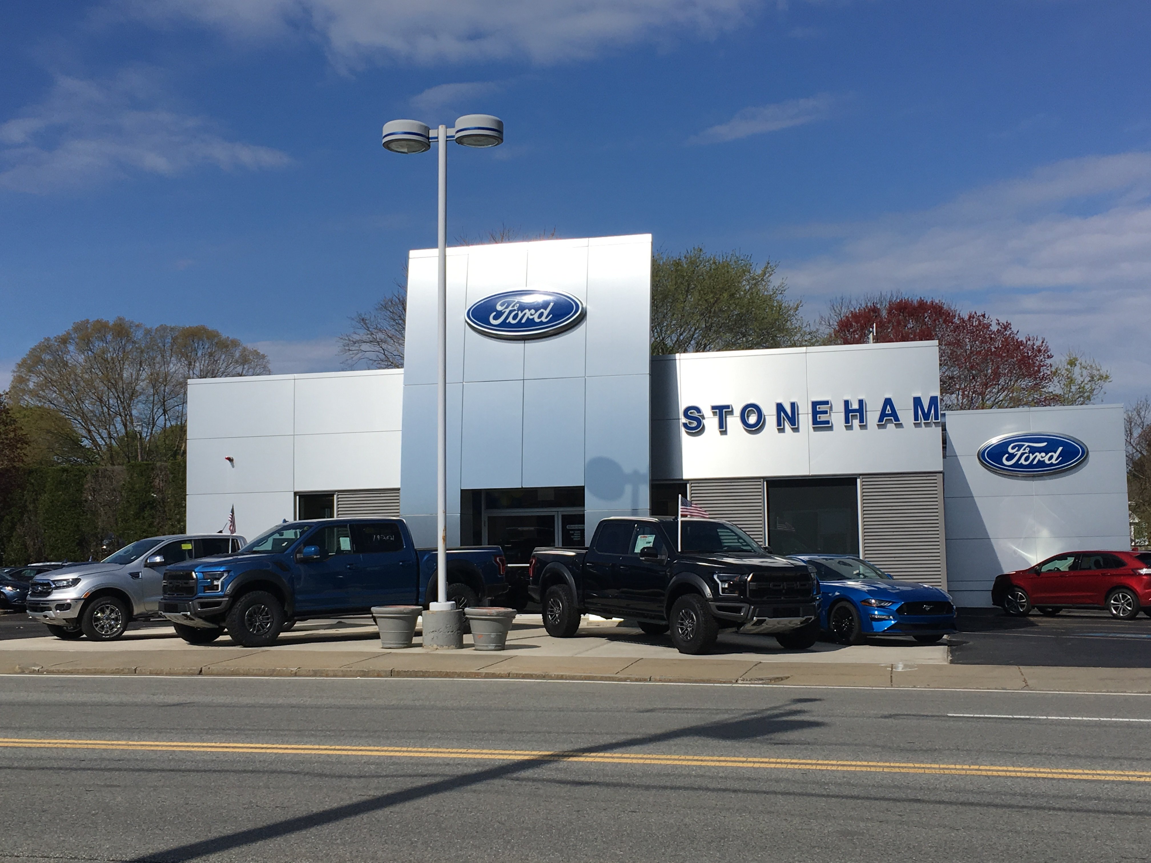 Stoneham Ford Motor Co., New & Pre-owned Cars, Trucks, and Commercial Vehicles. Fan us at http://t.co/rE2YYThT! (781) 438-0490