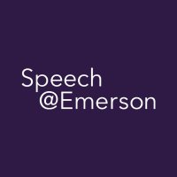 Speech@Emerson (@speechatemerson) 's Twitter Profile