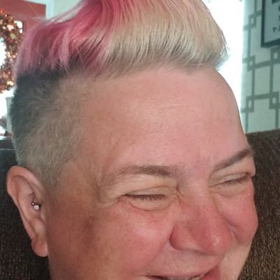 owner of Squirrel Walks Dogs, I have pink hair, and I serve God