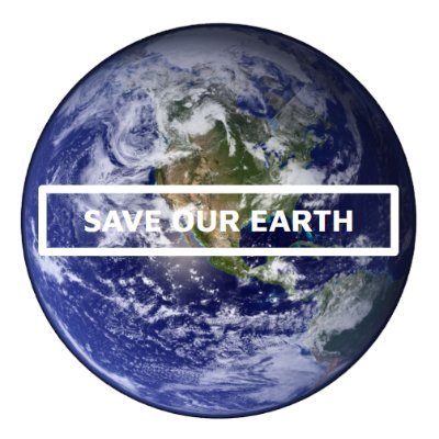 This is my personal initiative to help save our earth from our animals getting extinct or earth getting destroyed due to global warming and climate change.