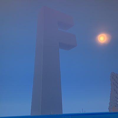 The Giant F In Minecraft F Twitter