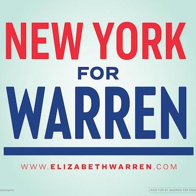 Unofficial grassroots organizers for @ewarren’s campaign across New York State. 100% powered by volunteers! #teamwarren