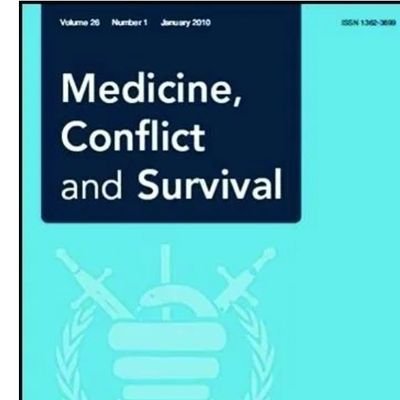 Medicine, Conflict and Survival is an international journal for all those interested in health aspects of war and armed violence.