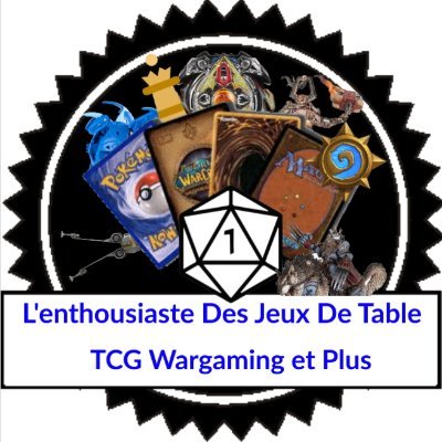 Compte officiel L'enthousiaste Des Jeux De Table je suis un youtuber québécois je fais des vidéo sur le trading card game Wargaming et plein d'autre type de jeu