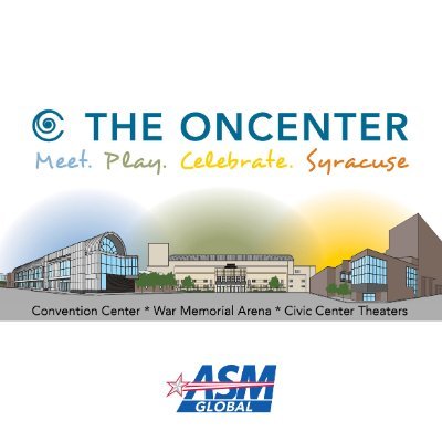 The Oncenter, an ASM Global managed facility, is Central New York's Premiere Convention & Entertainment Venue consisting of three versatile buildings.