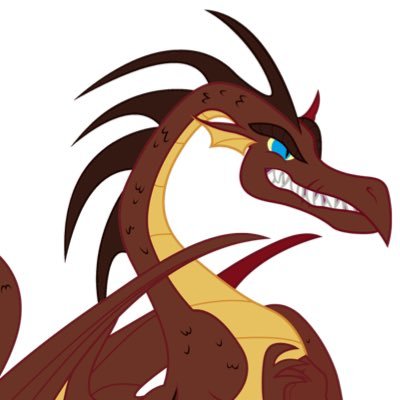 The dragon king of the Wild Lands. Gruff, but friendly. Rules alongside @mlp_Altina, his wife. Adopted daughter: @mlp_Kana.