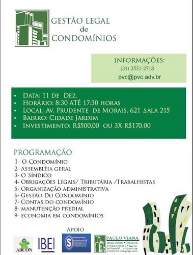 CURSOSINDICOS's profile picture. Capacitar pessoas, as instrumentalizando com os conhecimentos básicos necessários para o exercício seguro do cargo de Síndico,