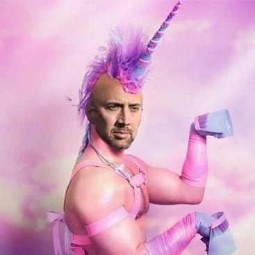 Slack unfurl - sponsored by the Nicolas Cage Unicorn.