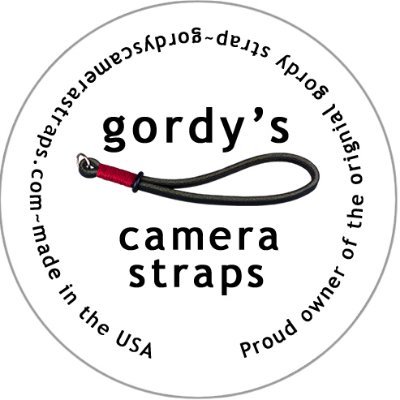 Gordy’s camera straps. The original. Accept no substitutes. Made in the USA since 2005. Fighting gravity, one camera strap at a time. #gordyscamerastraps