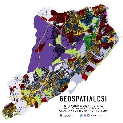 Re-imagining Urban Futures Through Urban Geography, GIS &  Geospatial Education. CUNY College of Staten Island. Follow us on fb/instagram: @GeospatialCSI