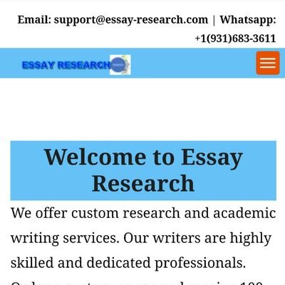 Highly reliable professional writers with over ten years’ experience as dedicated online tutors. https://t.co/iS08RQJ0Rs.  WhatsApp +1(931)6833611