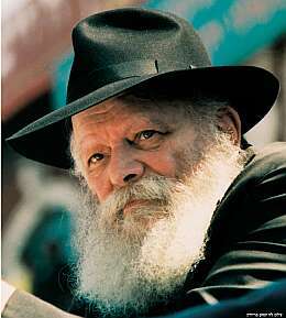 The seventh Lubavitcher Rebbe.