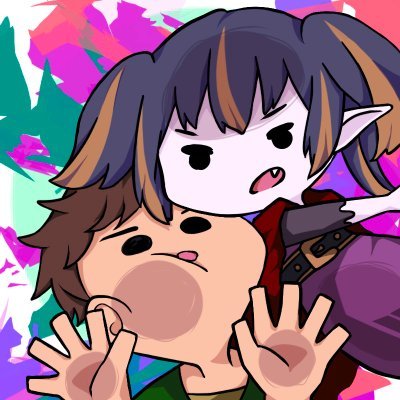 リネイン 今日 ハロウィンらしいですね 気合い入れて2人で描いてみました ちょうどハロウィンキャラが身近にいたので アンテと共演しました アンダーテール ハロウィン イラスト オリジナルキャラ