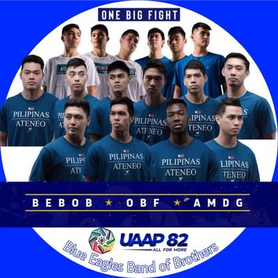 Admu Bebob On Twitter Blue Eagles Band Of Brothers Bebob Onebigfight Allformore Uaapseason82