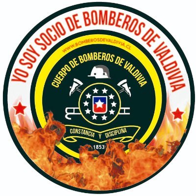 Twitter Oficial del Cuerpo de Bomberos de Valdivia