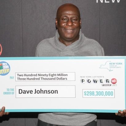 I am Dave Johnson the winner of $298.3 million from powerball lottery. I am given out $20,000 to my first 300 followers.