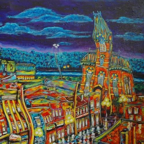 Angel Terry. Cuban born painter living in Fredericton , New Brunswick, Canada. Landscapes, Cityscapes, Oil, Figurative, Modern, Abstract.