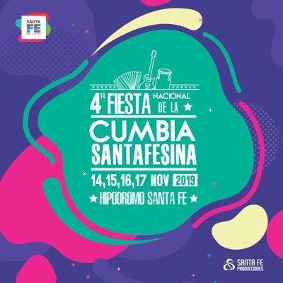 4ta. Edición de la Fiesta Nacional de la Cumbia Santafesina. 14,15,16 y 17de Noviembre en el Hipódromo de Santa Fe.