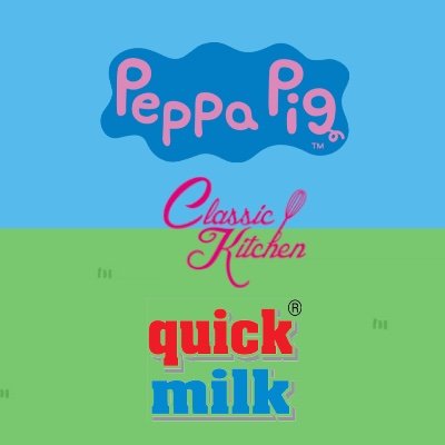 Frutas de Peppa Pig, postres Classic Kitchen, pajitas para beber leche Quick Milk y Monopoly, Scrabble, UNO y Rummikub... de chocolate!!