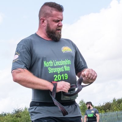 45yo truck driver from Lincolnshire U.K. ex-police officer (15 years), strongman contestant, self declared polymath, beard wearer!