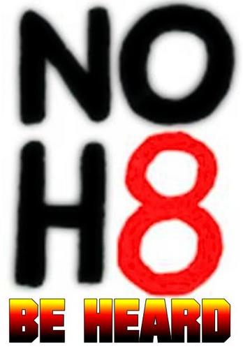 we believe in NOH8 of any form nomatter wat religion,race or sexuality etc u are no1 should H8 any1 4 ANY reason! Follow us if ur all bout luv & #NOH8, #BEHEARD