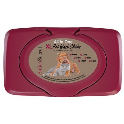 Bathe your pets anywhere — Full-body pet wipes. PETA cruelty-free/vegan. All-natural - no chemicals/alcohol. Let them play. See our Amazon/Chewy reviews.