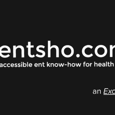 Accessible ENT know-how for health professionals 🦻👃🗣️. A part of ExcellENT, a health education charity 🎓. Follow us for website news and courses 👇