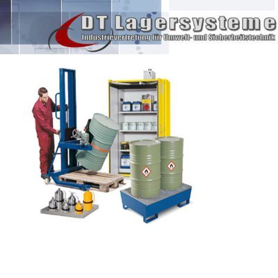 Umwelt- und Sicherheitstechnik. Auffangwannen, Kunststoffwannen, Stahlwannen, Lagercontainer, Regale, Behälter – zu Bestpreisen bei DTL! Mit allen Zulassungen.