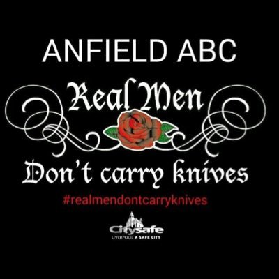 Education and awareness campaign, working to reduce youth violence and knife crime #RealMenDontCarryKnives #PathwaysLiverpool #anfieldabc