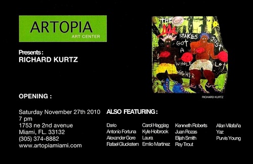 Artopia_Gallery's profile picture. Artopia's art collection is traditional, contemporary and indigenous. Works now on display feature Richard Kurtz, Purvis Young and others.