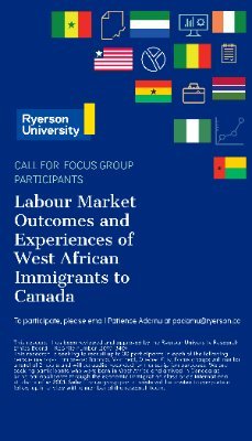 Account has been set up specifically to promote the PhD Dissertation study of Patience Adamu at Ryerson University on West African Immigrants in Canada.