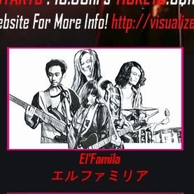 SG based band
◾ elfamiliaband@gmail.com ▪エルファミリア
Vo. & Gt.: @TheHansmen
Ba.: @ilyasgilask8yay
Dr.: @irfansk8androck
Gt.: Boi
Next Show: TBC