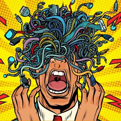 TechBot17's profile picture. Cables. Everywhere.