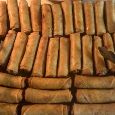 Traditional Homemade Eggrolls and More