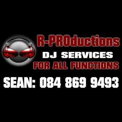 R PRODUCTION 😎
For all functions and wedding with amazing dj and sound 🔊 
0848699493
Aviva_guthrie@hotmail.com
🎤 🎸
