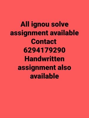 IgnouSolve's profile picture. ignou