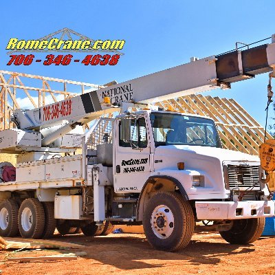 https://t.co/ti0e9ngzCj now has a National Crane
with 80 feet of reach!
Crane Service, Roof Trusses, HVAC,
Sign Installation, Pole Barns
Call 706-346-4638