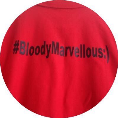 Everything is just #BloodyMarvellous:) You follow me, then i'll follow you and we can all run around in bloody circles! 😜#TFB #NeverGiveUp