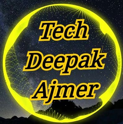 AjmerTech's profile picture. Tech Deepak Ajmer As youtuber on YouTube.
