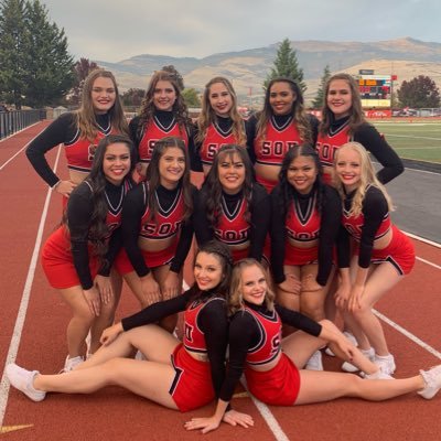 The Southern Oregon University Cheer Team supports SOU Athletic Teams. #GoRaiders