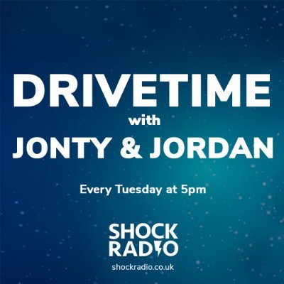 Drive home every Tuesday at 5pm with @jshuckie & @RobertsJonty on @shockradio