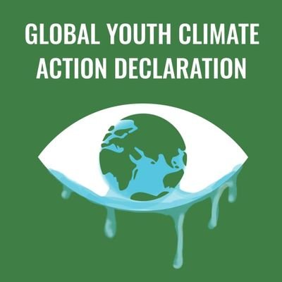 A team of global #youth is proud to release our #YouthClimateDeclaration urging leaders to #ActOnClimate .