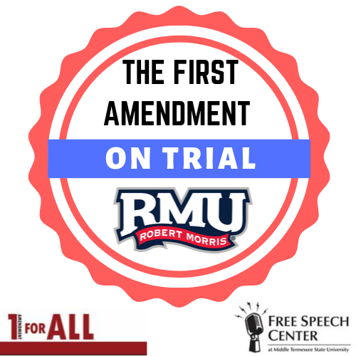 FAOnTrial's profile picture. Join us for a series of four debates highlighting our First Amendment rights at Robert Morris University.