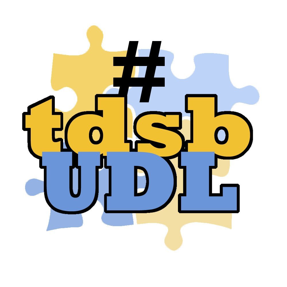 #tdsbUDL is a collective of teachers that aims to simplify the process of bringing Universal Design for Learning to your students, and your classroom.