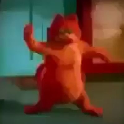 means... time to shake youre tail like this funny cat doe