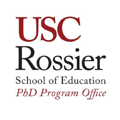 We are the @USCRossier PhD program office. Learn more about the program at our website: https://t.co/ZEhxAY1Hn8