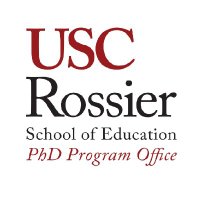 USC Rossier PhD Program Office(@USCRossierPhD) 's Twitter Profile Photo