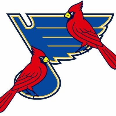 St. Louis Sports Teams Poster, St. Louis Cardinals St. Louis Blues