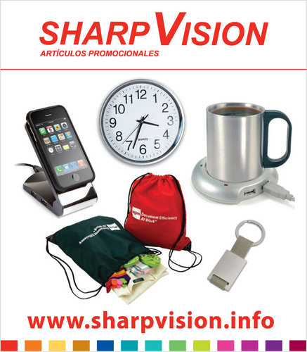 sharpvisionec's profile picture. Artículos promocionales y regalos ejecutivos.
Desde hace 7 años ofrecemos una amplia variedad de artículos promocionales a excelentes precios.